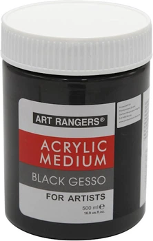 Грунт чёрный художественный акриловый "Art rangers" 500мл, PA61C303500A--76410