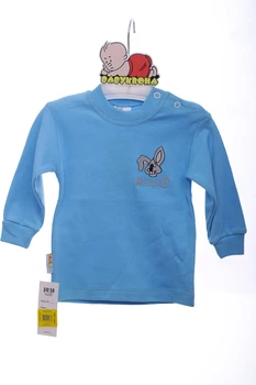 Водолазка для хлопчика Заєць бавовна Mancar kids блакитний 62 см (41857)