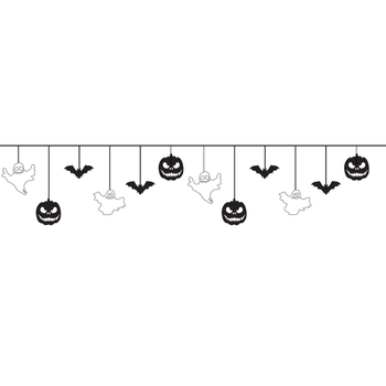 Гірлянда фігурна Yes! Fun Хелловін Halloween mix, 12 фігурок, 3 м 801187