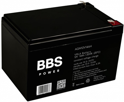 Аккумулятор BBS Power AGM12V14AH AGM VRLA 12 V 14 Ah