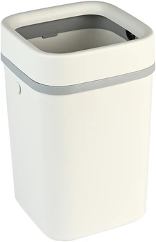 Відро для сміття MBM HOME без кришки BIN-25 15 л Біло-сіре (BIN-25 15L WHITE/GRAY)
