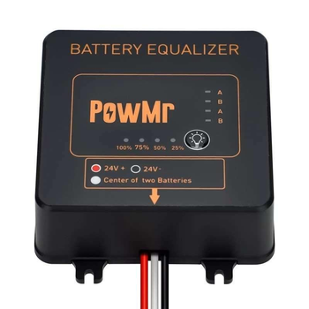 Балансир для заряджання акумуляторів 24 В (2*12 В) PowMr. Для свинцевих і гелевих батарей BE24-N
