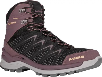 Ботинки с Gore-Tex Lowa Innox Pro GTX MID W 39.5 Black-Brown Rose