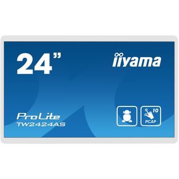 Монитор 24" IIYAMA ProLite сенсорный Android 12 White (TW2424AS-W1)