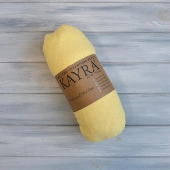Простынь на резинке Kayra Махровое 200 x 220 +25 см Желтый