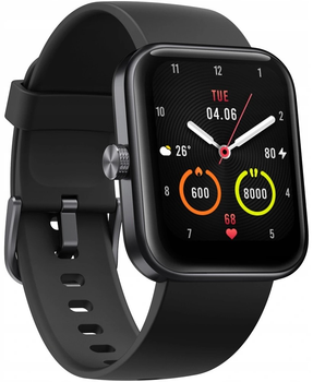 Smartwatch 70mai Maimo WT2105 z dodatkowym pomarańczowym paskiem Black (6971669781668)