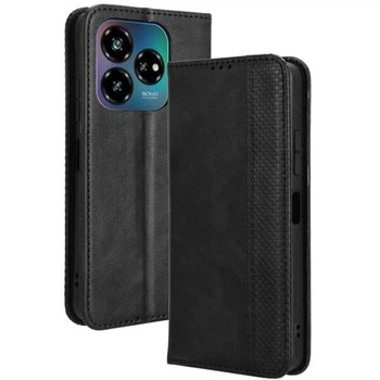 Чохол-книжка Deexe Retro Style для ZTE Nubia V60 Design - Black