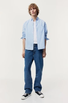 Джинси H&M Loose Fit 32/32 синій 0979945029