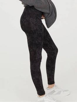 Леггинсы женские H&M 060179123 XS Черные (KOZ6666000336903)