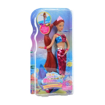 Детская Кукла "русалка" 8433(red) Красный, Наряд С Пайетками 29 См (306171)