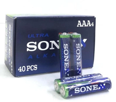 Батарейка Sonex Alkaline AAA 40 шт/уп