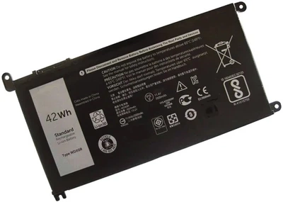 Батарея для ноутбука Dell Inspiron 13 5368, 13MF PRO-D1708TS, 15 7560, 15MF-1508TA (WDX0R) 11.4V