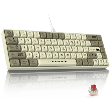 Клавиатура AJAZZ AK680 Wired Red Switches Grey White ENG