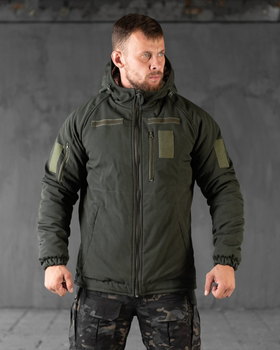 Зимняя тактическая куртка Softshell Omniheat олива Paradigma M