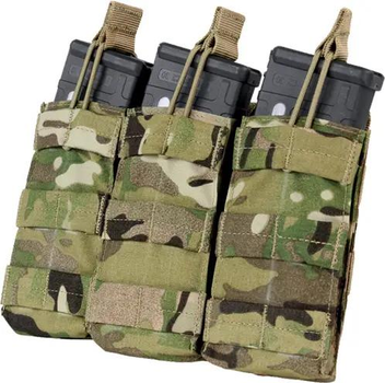 Підсумок Condor Triple M4/M16 Open Top Mag Pouch Multicam