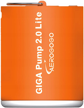 Pompka akumulatorowa powietrza Aerogogo Giga Pump 2.0 Lite P2G-02 Orange (6975272630535)