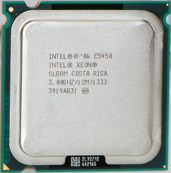 Процесор Intel Xeon E5450 SLBBM 4-ядра 3.0 GHz E0 LGA775 PRO Б/В