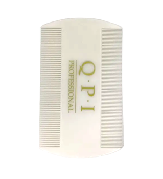 Гребінець Q.P.I. 0012 RG двухстороній білий 8,8 см. 1126
