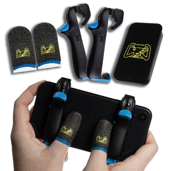 Триггеры Sarafox Z02 с макросом и вибро ( 2 шт. ) + 1бокс + напальчники MyButtons