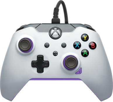 Kontroler przewodowy PDP Fuse do Xbox Series/Xbox One/PC White-Purple (049-012-WP)