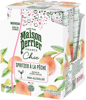 Упаковка напою безалкогольного Maison Perrier Rosellini Газованого Мультипак 250 мл х 4 шт (8445291045897)