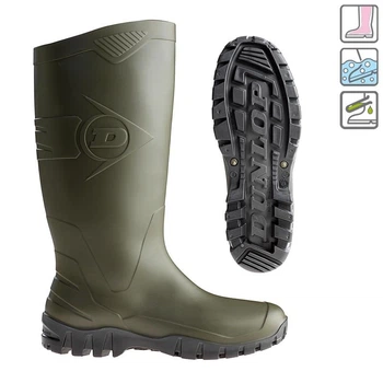 Сапоги резиновые Dunlop р.47 зелёные, модель Dane (К680011) Португалия