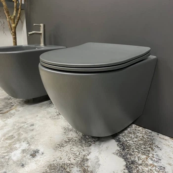 Підвісний унітаз VBI Vulcano grey matt VBI-020410