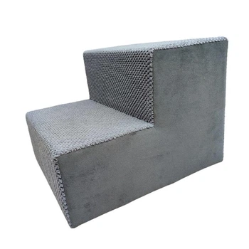Ступеньки , пандус для собачек 40*35*30 темно серые двойные