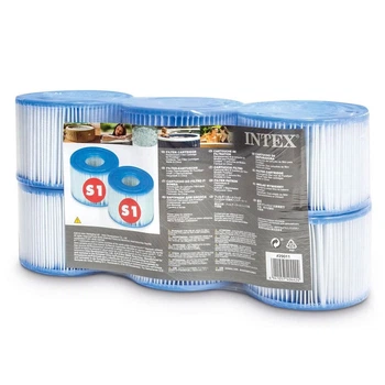 Картридж типа "S1" Intex 29011 для надувных джакузи PureSpa (6 штук) Белый