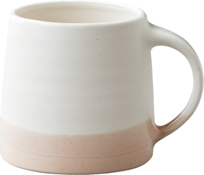 Kubek Kinto SCS-S03 ceramiczny biało-różowy 320 ml (4963264500609)