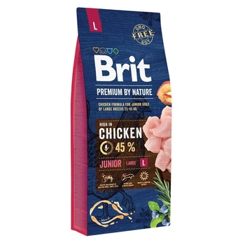 Сухий корм Brit Premium Junior L сухий корм для цуценят великих порід - 15 кг