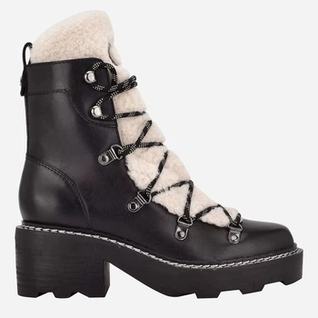 Женские демисезонные ботинки высокие Calvin Klein 279522004 37 23.8 см Черные (1159814296)