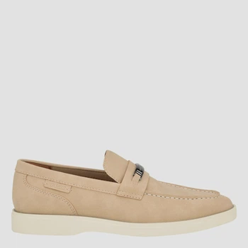 Чоловічі лофери Guess 702804546 44.5 30 см Бежеві (1159814300)
