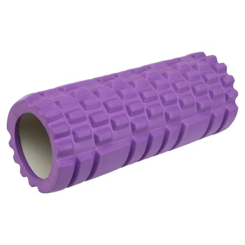 Роллер массажный для рук и ног мфр ролик Zelart Combi Roller 5846 размер 32см Purple