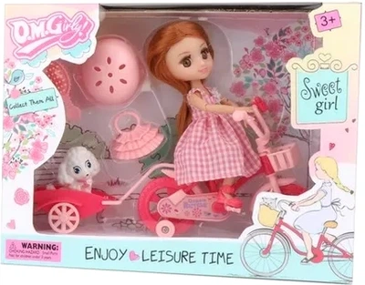 Игровой набор Qunxing Toys Кукла Лора на прогулке Шатенка (6922139430203-2)
