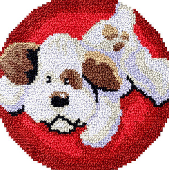 Набор для творчества Ковёр своими руками, набор для изготовления ковра собачка
