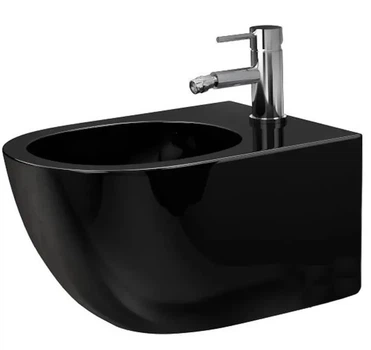 Подвесное биде REA CARLO MINI BLACK черный *