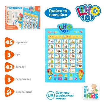 Плакат навчальний 41-55см по-русски 7031UA-CP