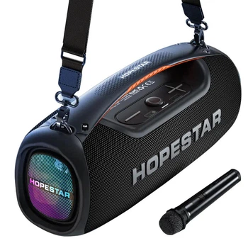 Портативная Колонка Hopestar A60 (100W / TWS / IPX56 / RGB / 18000mAh / микрофон)