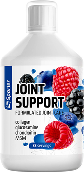 Хондроитин и МСМ Sporter с добавлением коллагена Collagen Berry Sporte комплекс глюкозамина, Joint Support r 500 мл (4820249720127)