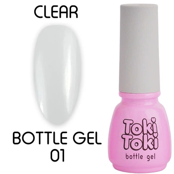 Гель для укрепления ногтей Bottle Gel Toki Toki №01, 5 мл