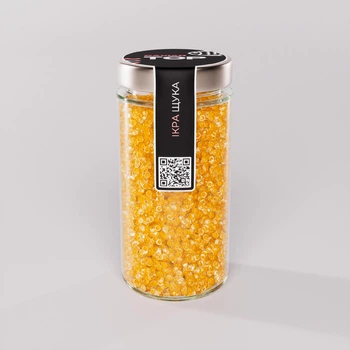 Икорный продукт CapsFood Икра Янтарная Щука PREMIUM 500 грамм