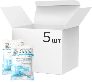 Упаковка глины Golden Pharm Белой косметической 60 г х 5 шт (47242324095824)
