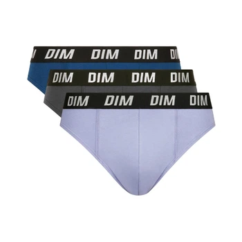 Трусы классические DIM D0DA9x3 XL 3шт bleu m./pos./par.ATX
