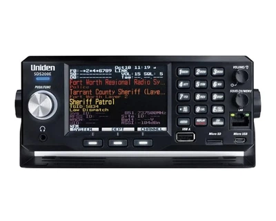 Скануючий приймач радіосканер Uniden SDS200E 25-1300 МГц з розблокованим DMR