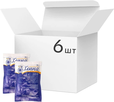 Упаковка глины Golden Pharm Синей косметической 60 г х 6 шт (2775298341073)