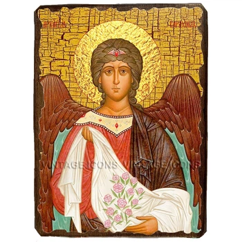 Икона Варахиил Архангел ,икона на дереве 300х400 мм (3706-4)