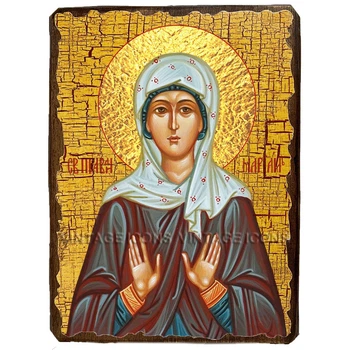 Икона Мариам пророчица ,икона на дереве 300х400 мм (3540-4)