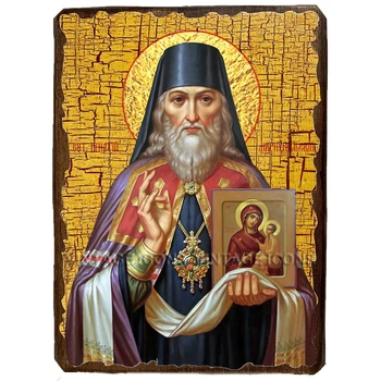 Икона Игнатий Мариупольский святитель митрополит ,икона на дереве 300х400 мм (3685-4)