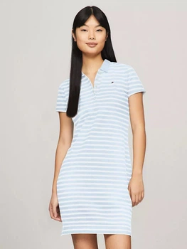 Сукня-футболка коротка літня жіноча Tommy Hilfiger 44466705 M Блакитна (1159814036)